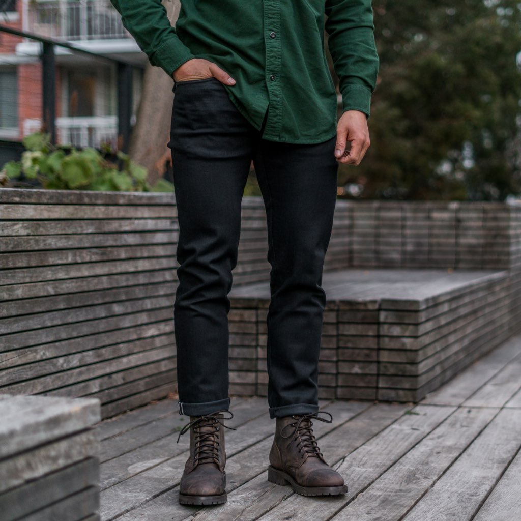 Kato Pen Slim Fit Jeans | Black - Image 7