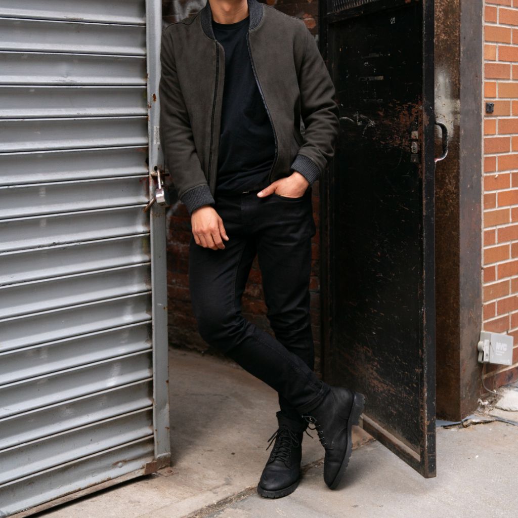 Bomber Jacket | Dark Grey - Image 3