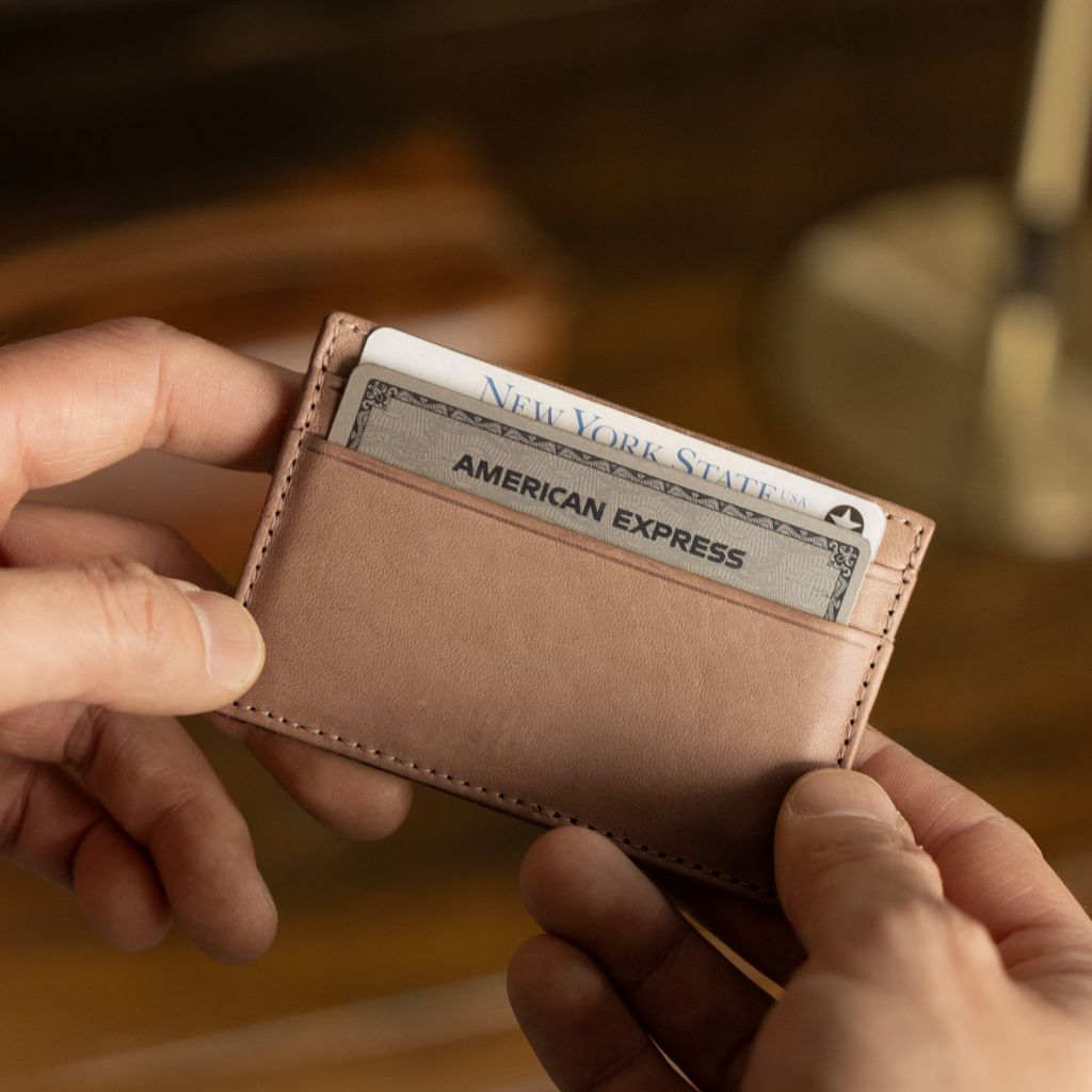 Leather Card Holder | Natural Vachetta - Image 5