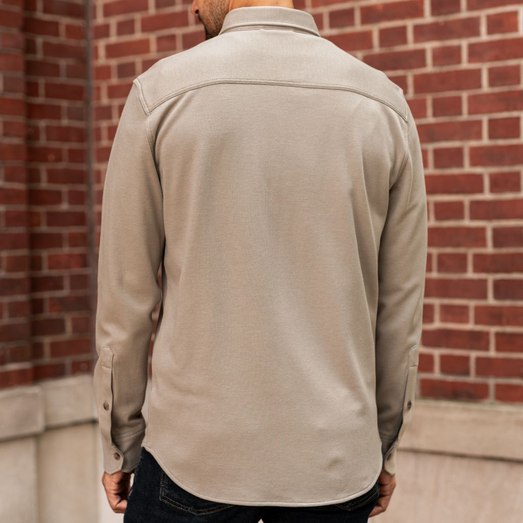 Everyday Button-Down Shirt | Taupe - Image 8