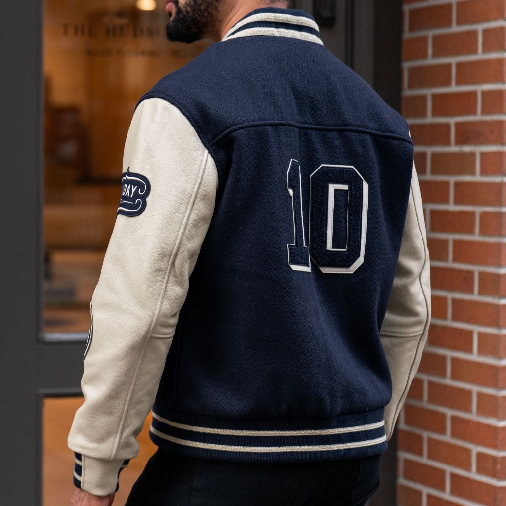 Varsity Jacket | Navy 10 Year - Image 3