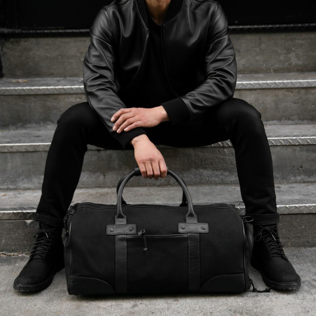 Weekender Bag | Black Canvas - Image 6