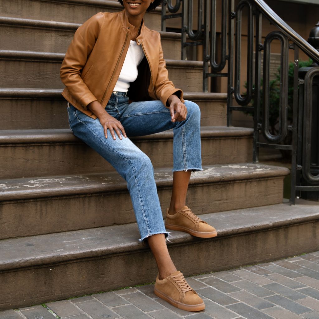 Women's Premier Low Top | Camel - Image 7