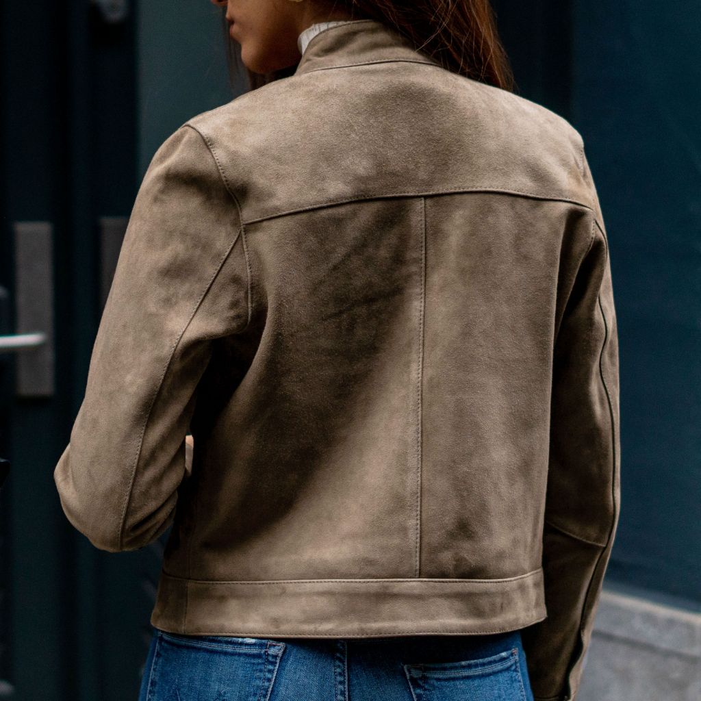Racer Jacket | Taupe - Image 2