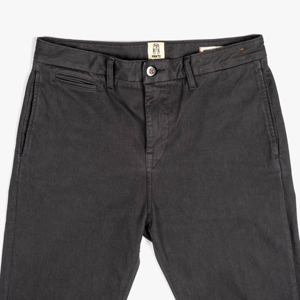 Kato Axe Slim Fit Chinos | Charcoal - Image 3