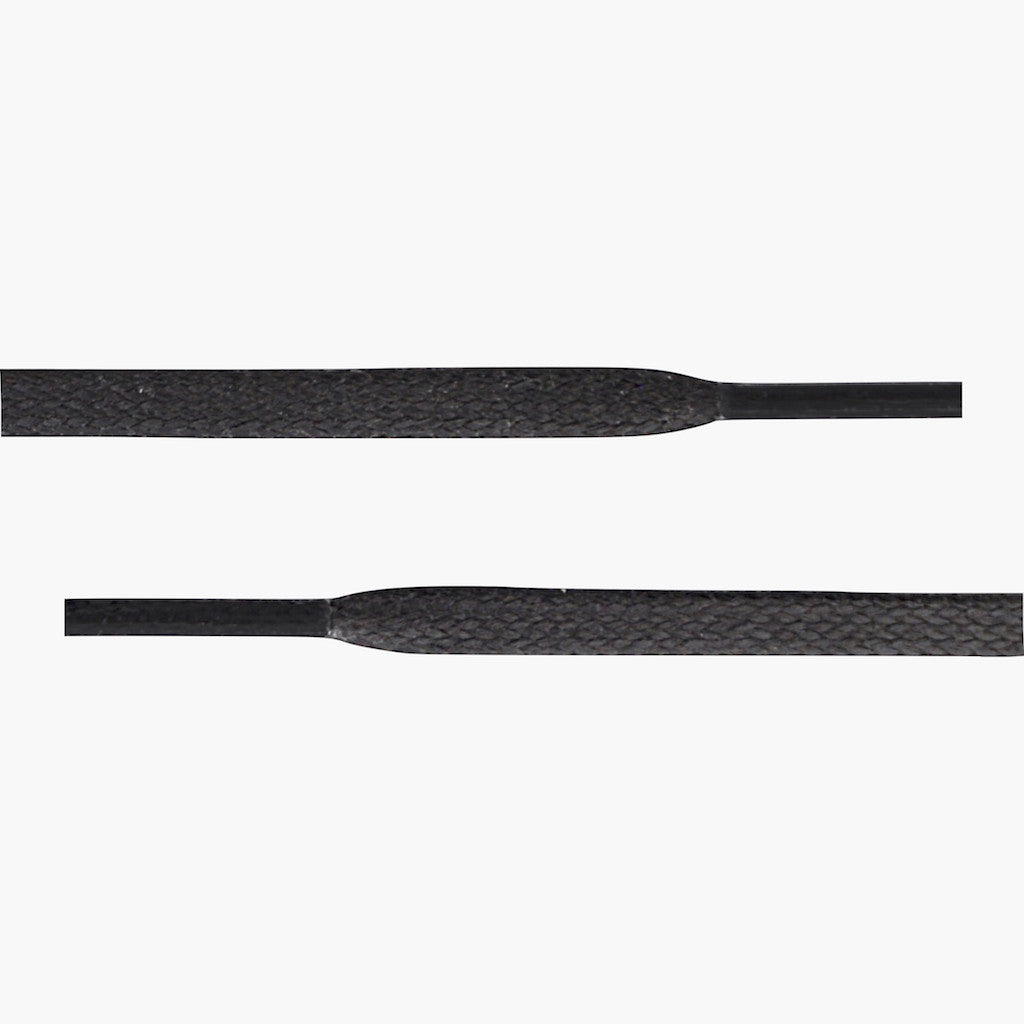 Flat Waxed Cotton Laces | Brown - Image 3